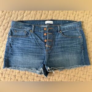 LOFT women’s denim shorts button fly size 31 / 12